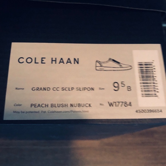Cole Haan Slipon Shoes Peach Blush - Picture 6 of 6